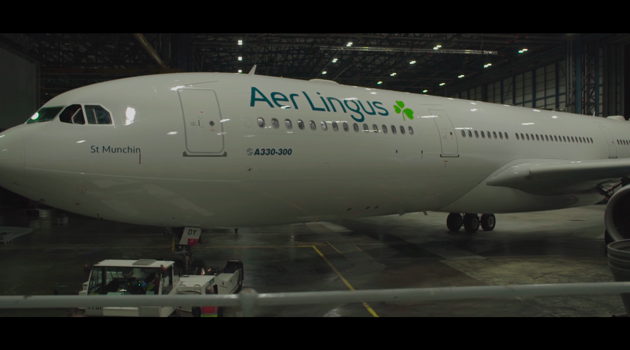 Time lapse video of new livery on A330 St Munchin