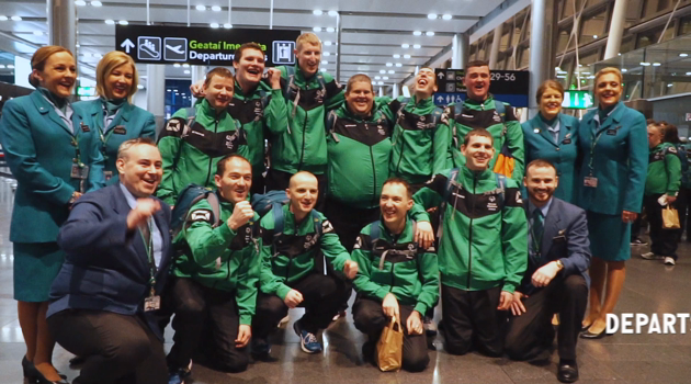 Special Olympics Team Ireland Departure for the World Winter Games